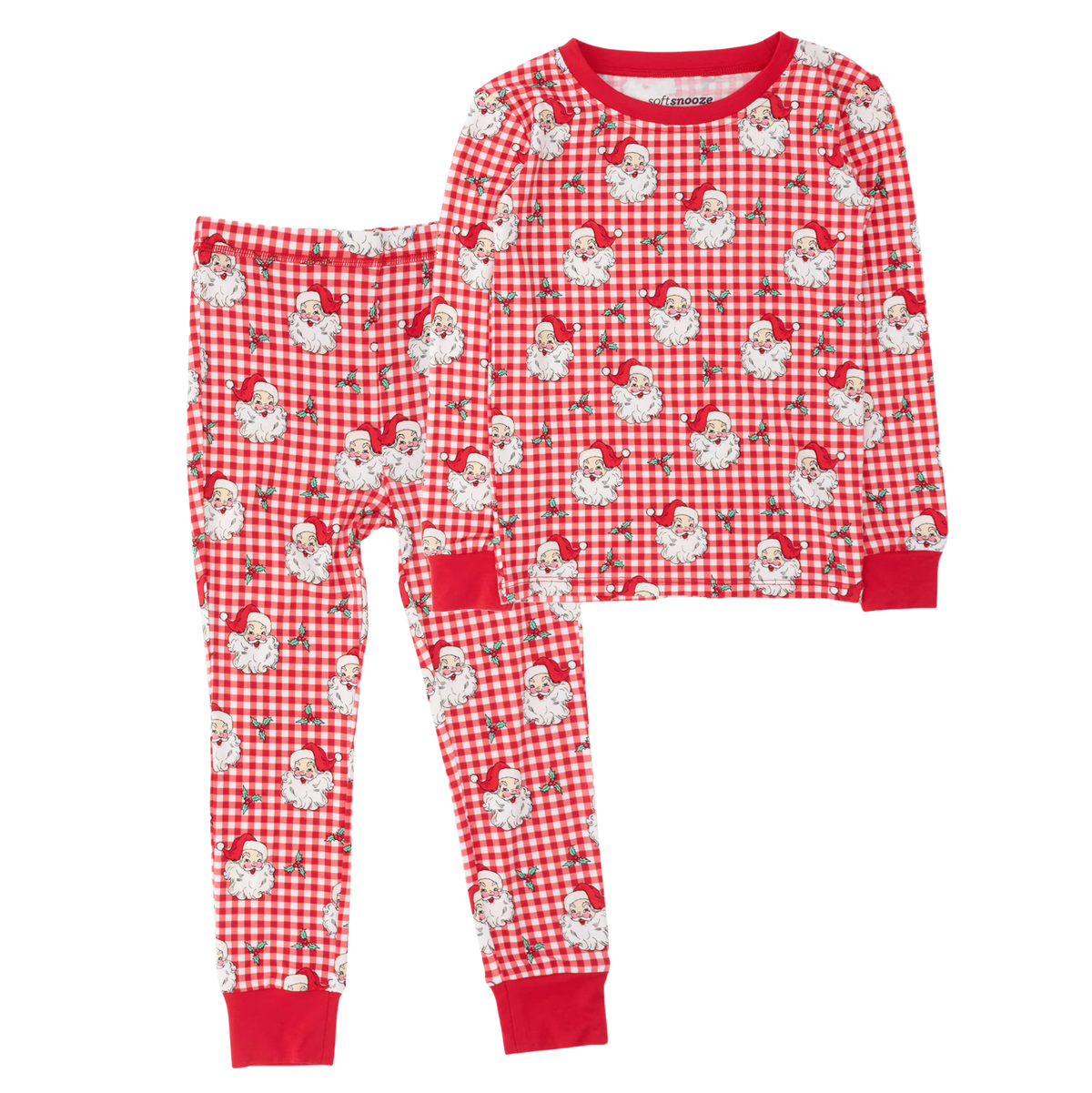 Softsnooze Red Dear Santa LS PJ Set