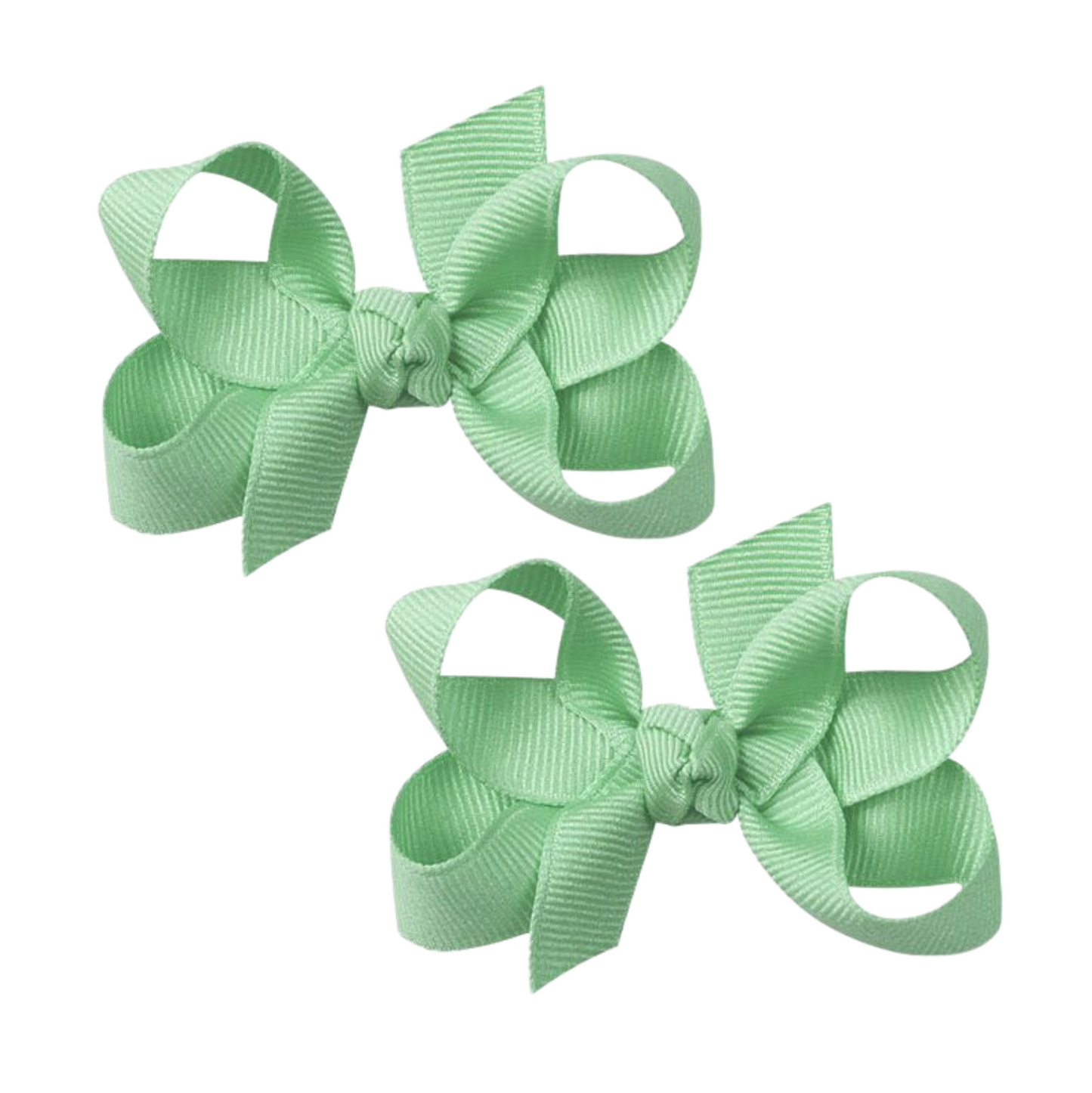 Beyond Creations Small Pigtail Grosgrain Bows