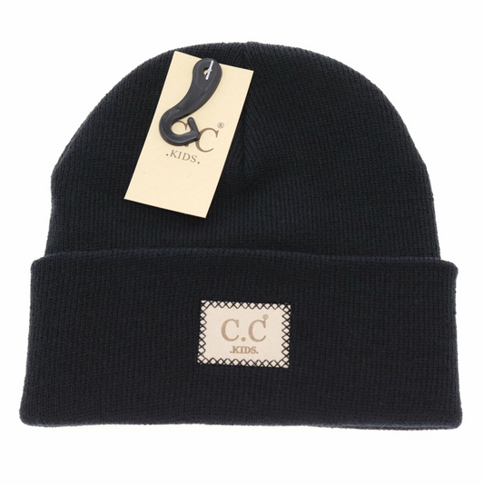 C.C. Beanie Kids Classic Oversized Logo