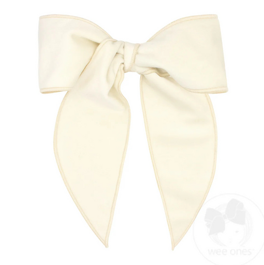 Wee Ones King Velvet Whimsy Tails Bow