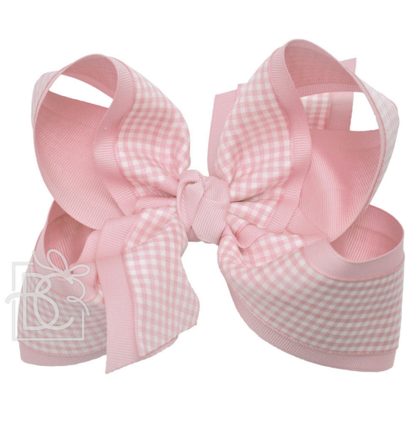Beyond Creation Gingham Layered Bow - XL