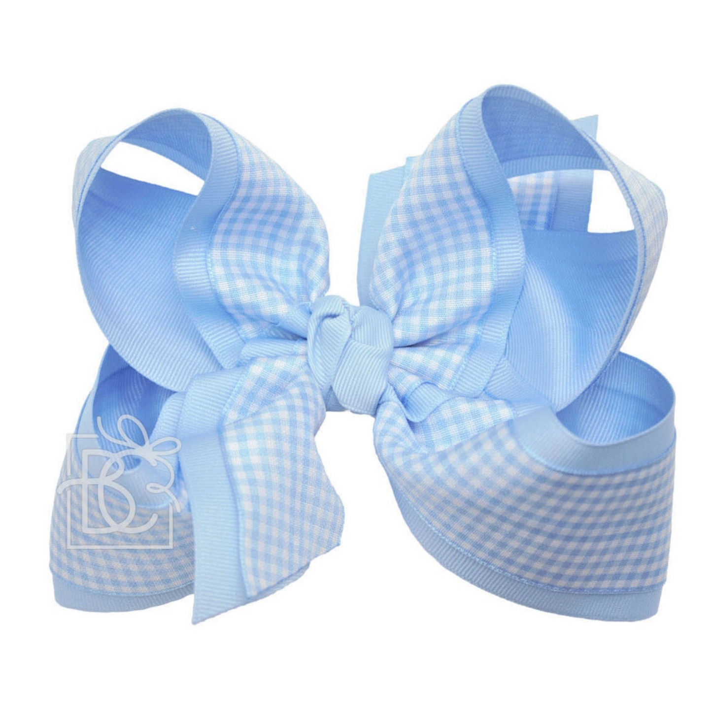 Beyond Creation Gingham Layered Bow - XL