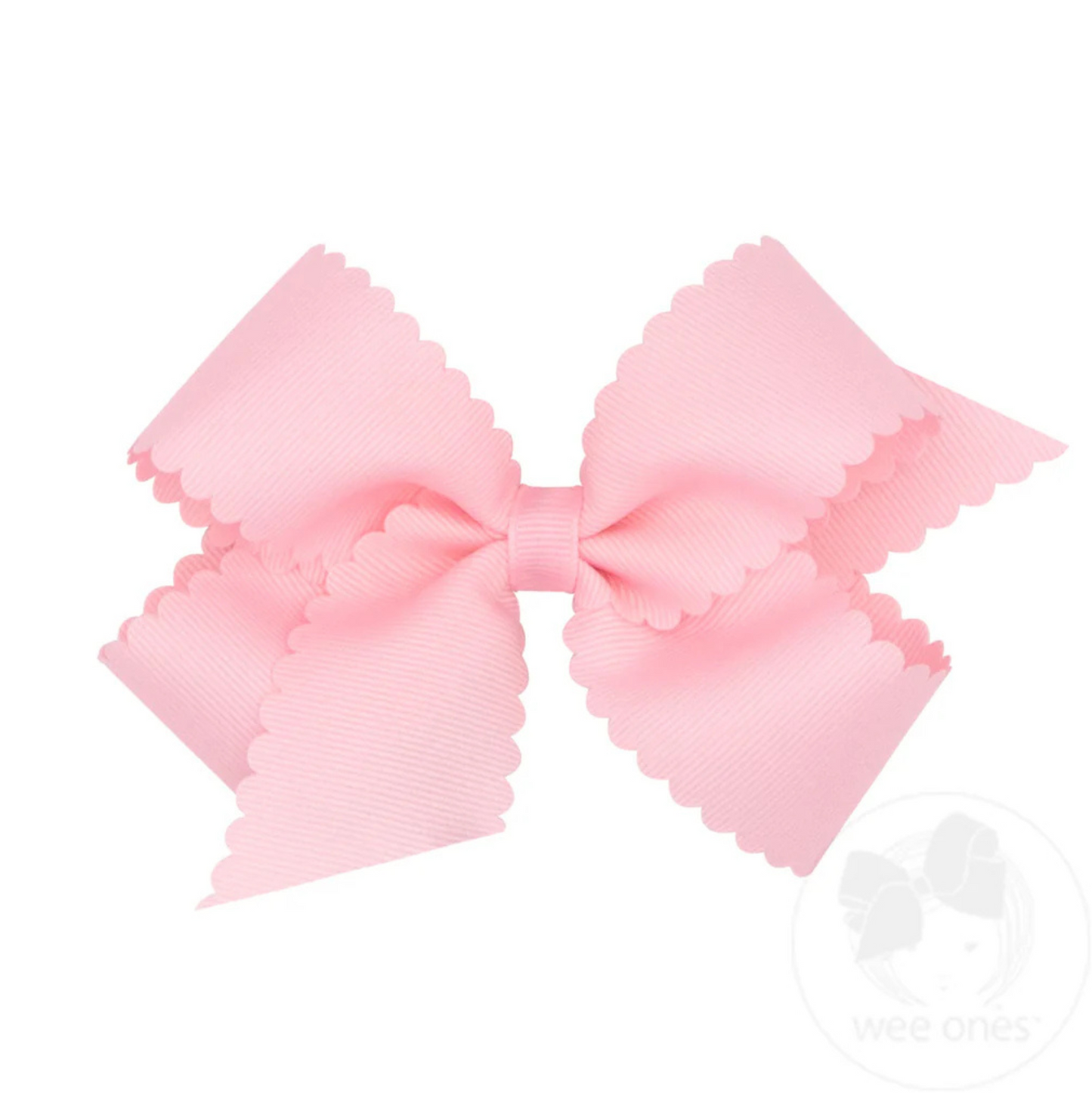Wee Ones Scallop Bow - Medium