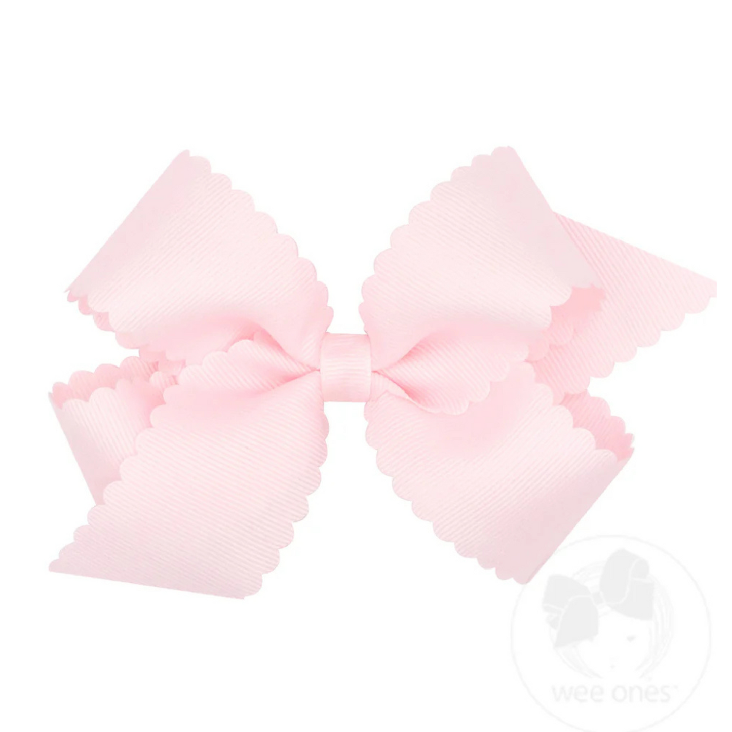 Wee Ones Scallop Bow - Medium