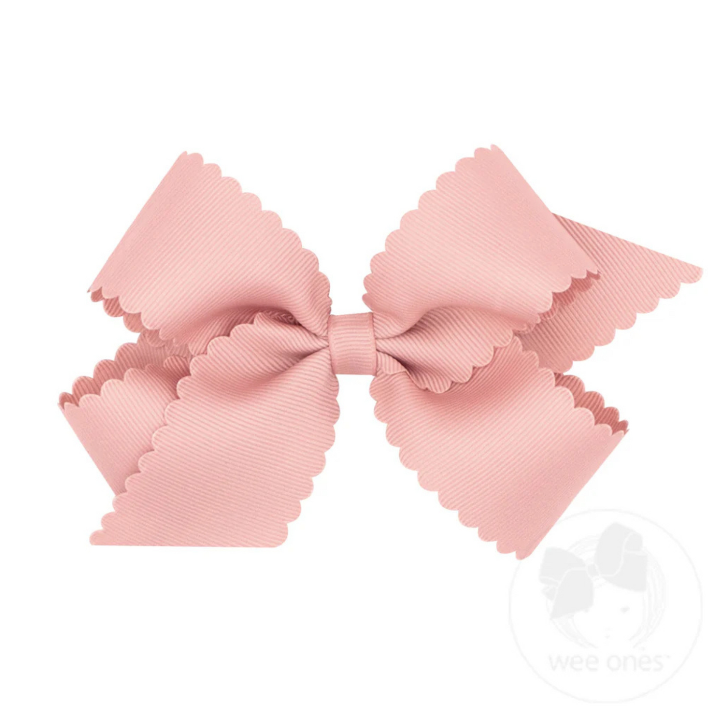 Wee Ones Scallop Bow - Medium