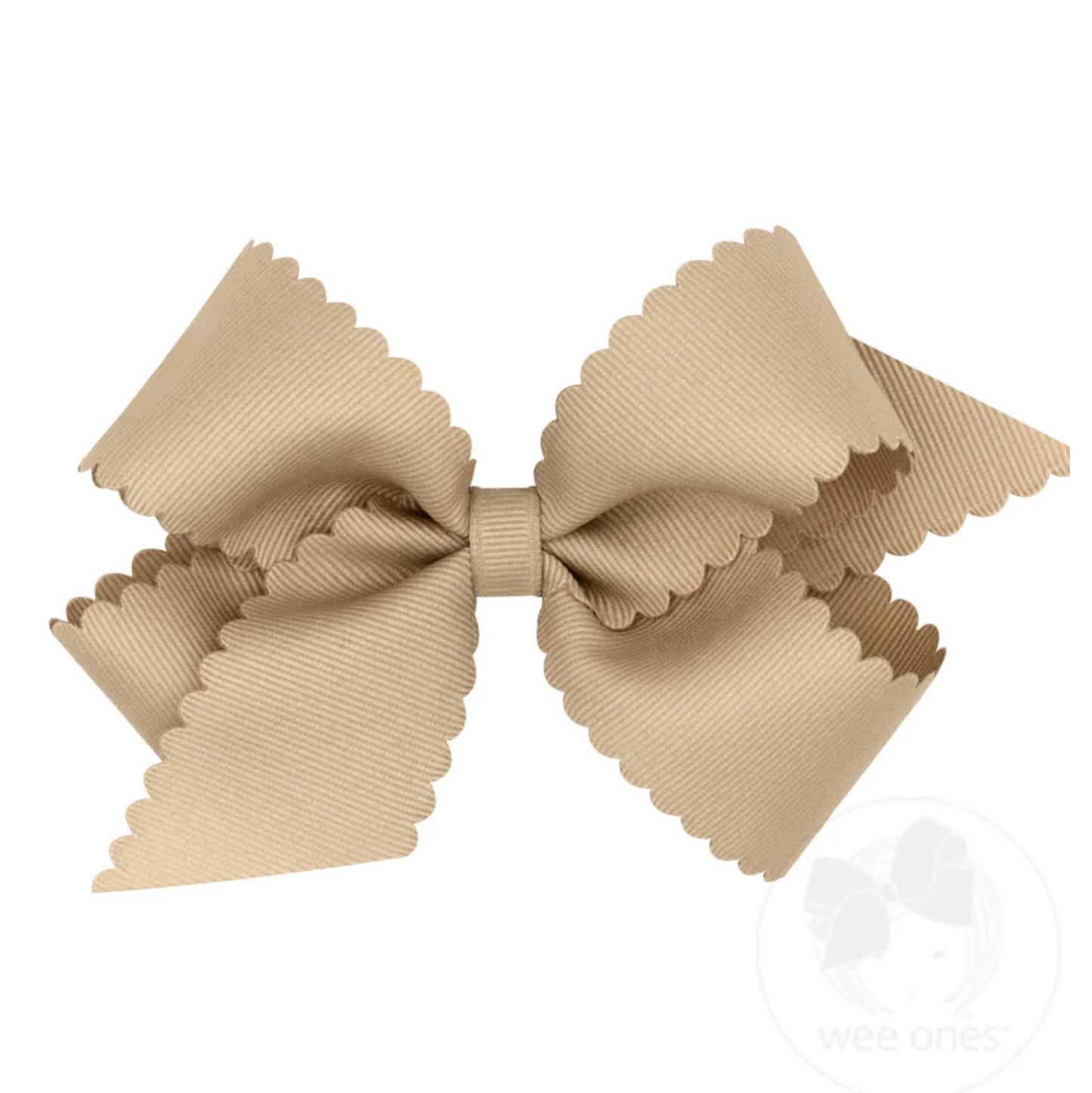 Wee Ones Scallop Bow - Medium