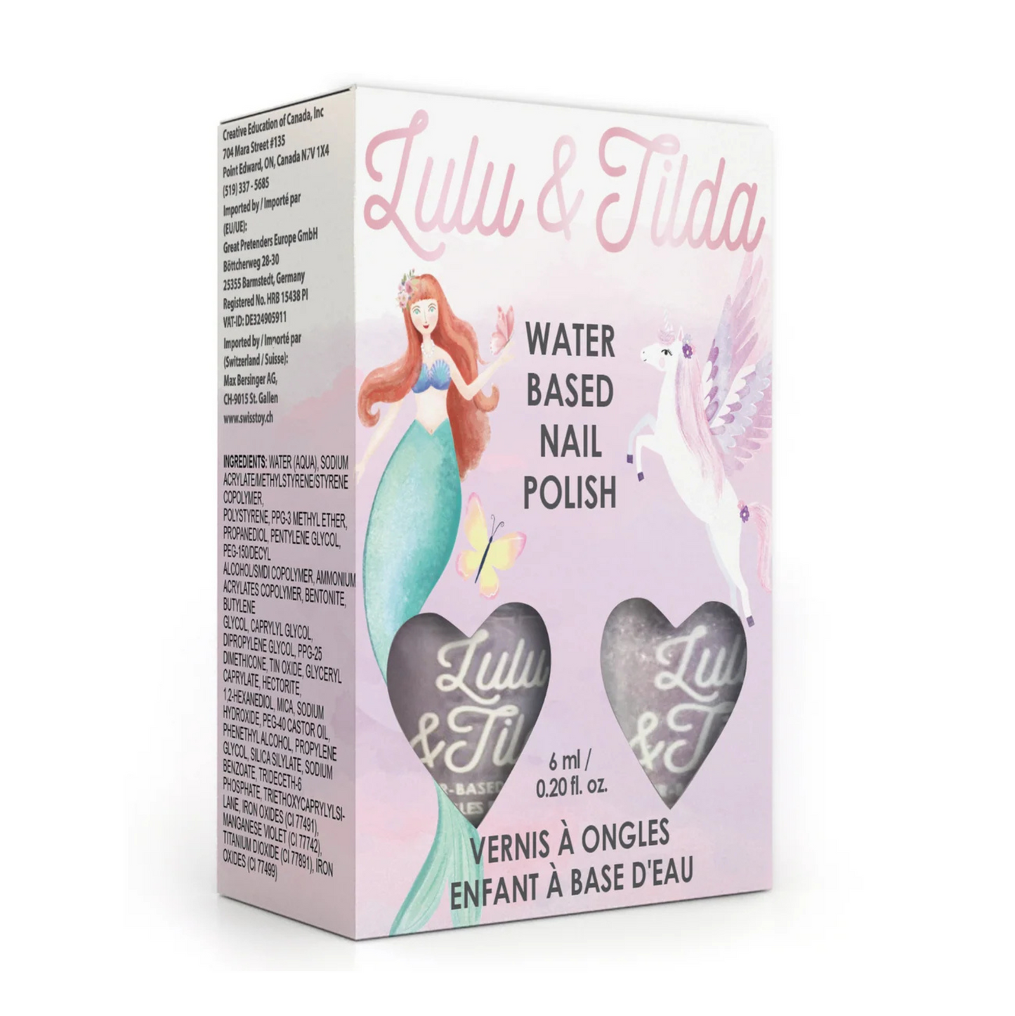 Lulu & Tilda Water-Based Nail Polish 2 Pack