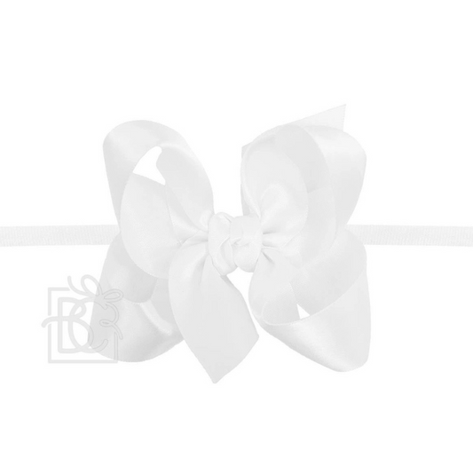 Beyond Creation Pantyhose Headband w/ Satin Bow - LG