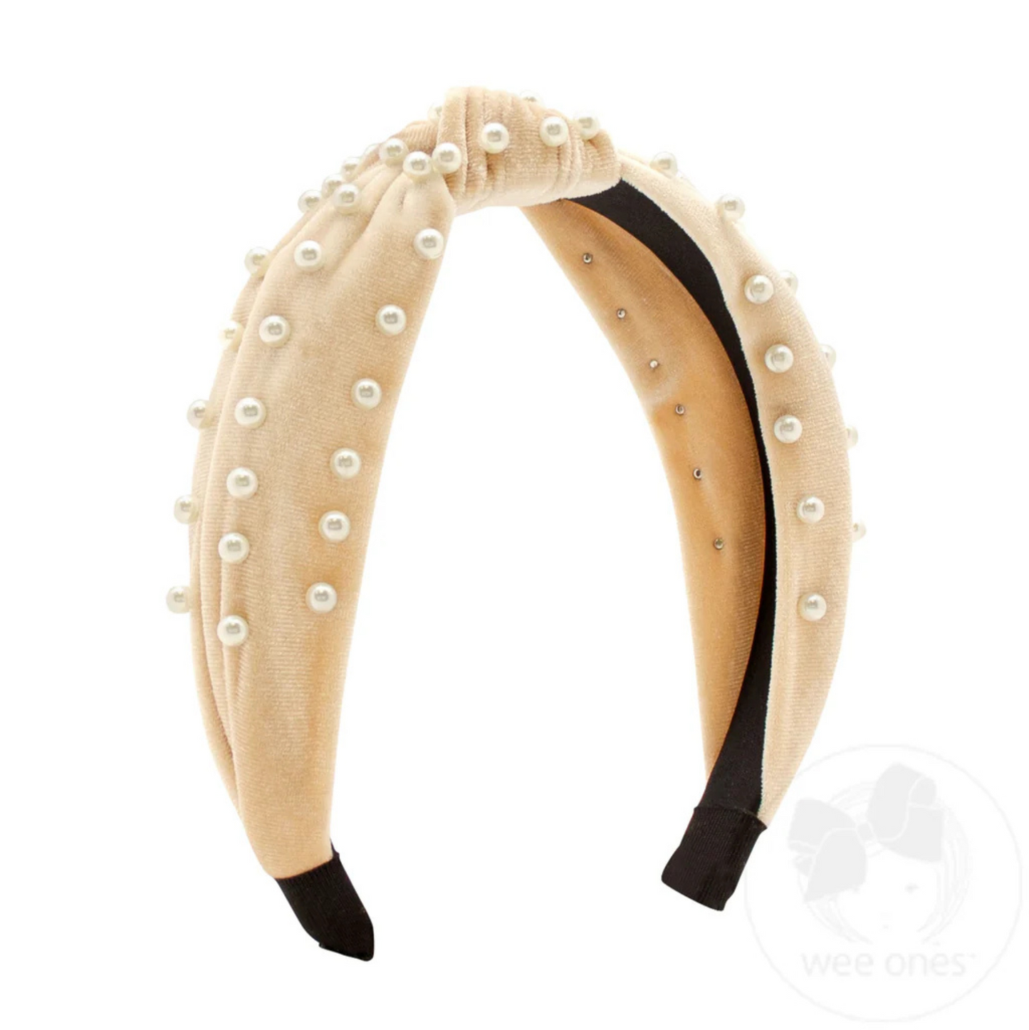 Wee Ones Velvet Pearl Headband
