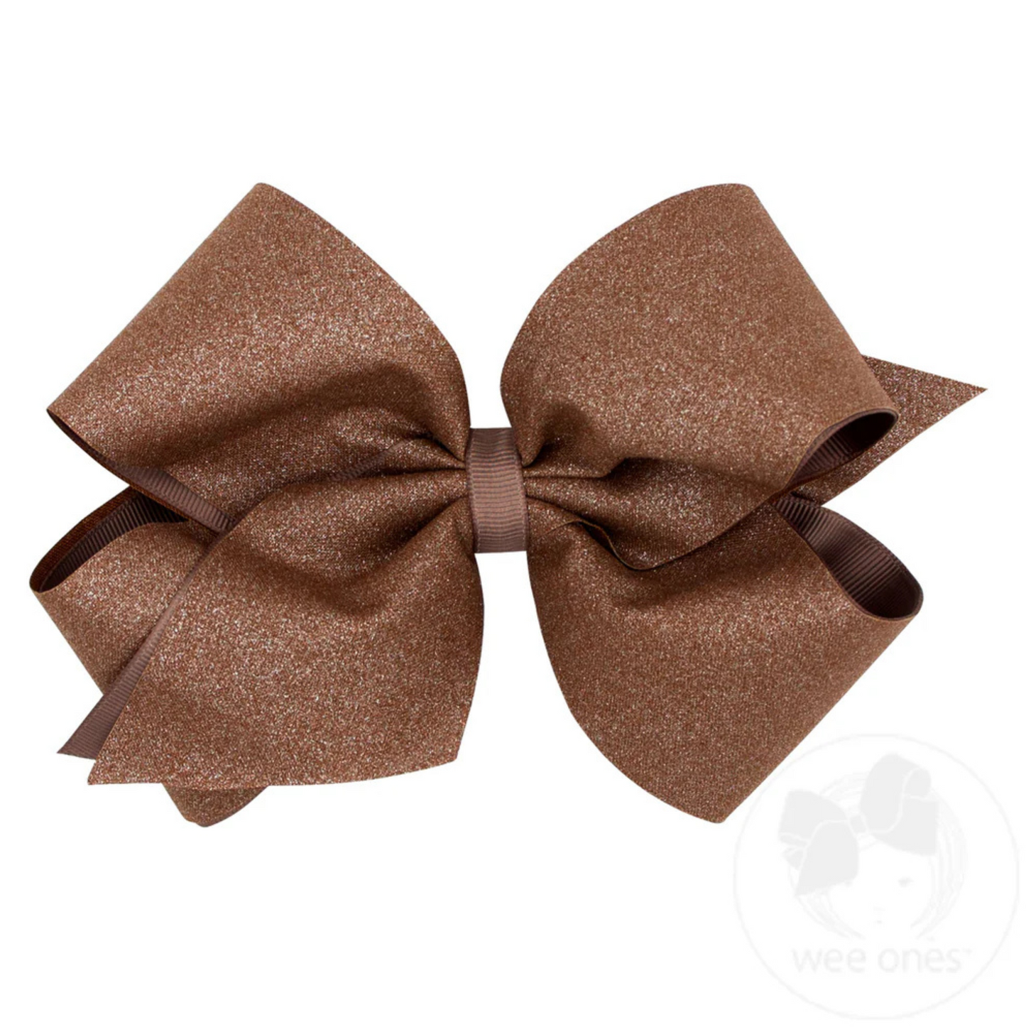 Wee Ones King Shimmer Overlay Bow