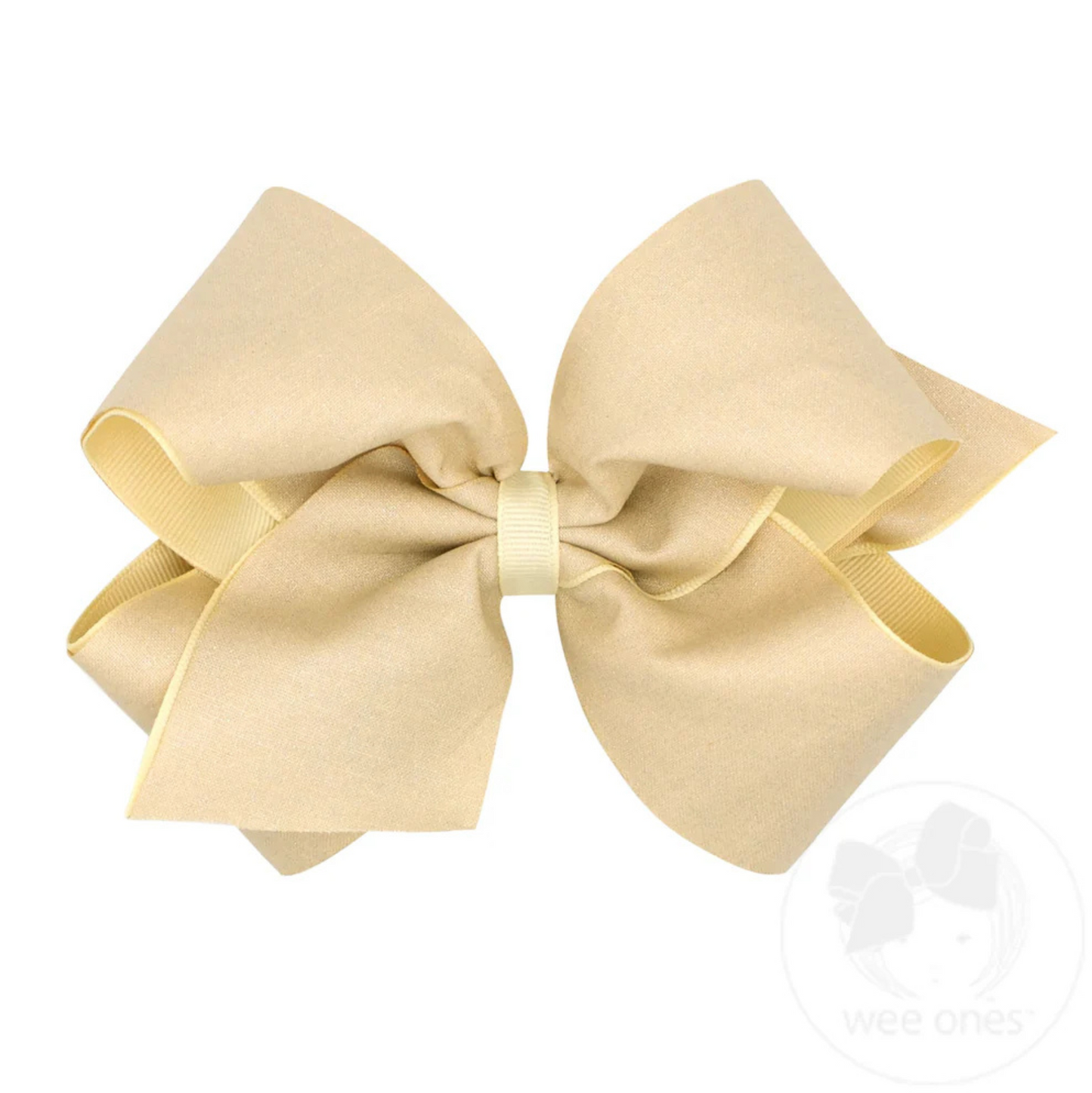 Wee Ones King Shimmer Overlay Bow