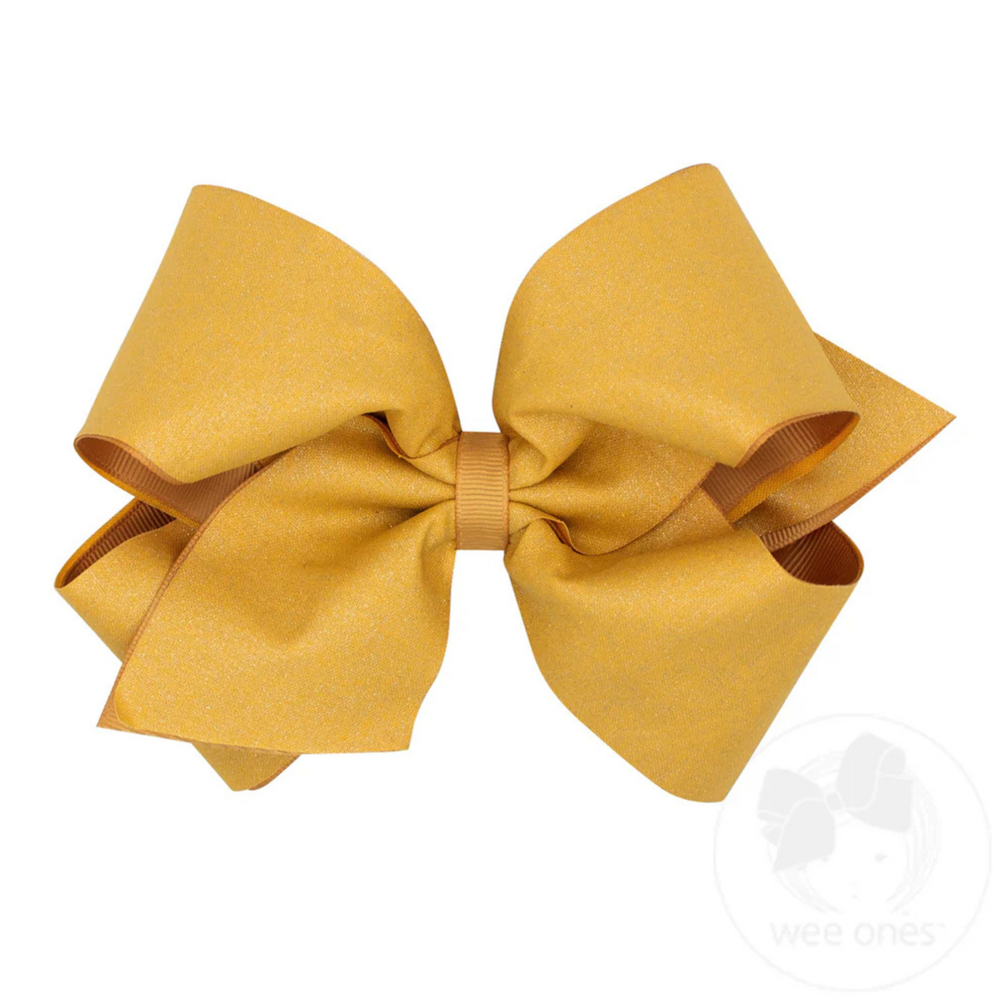 Wee Ones King Shimmer Overlay Bow