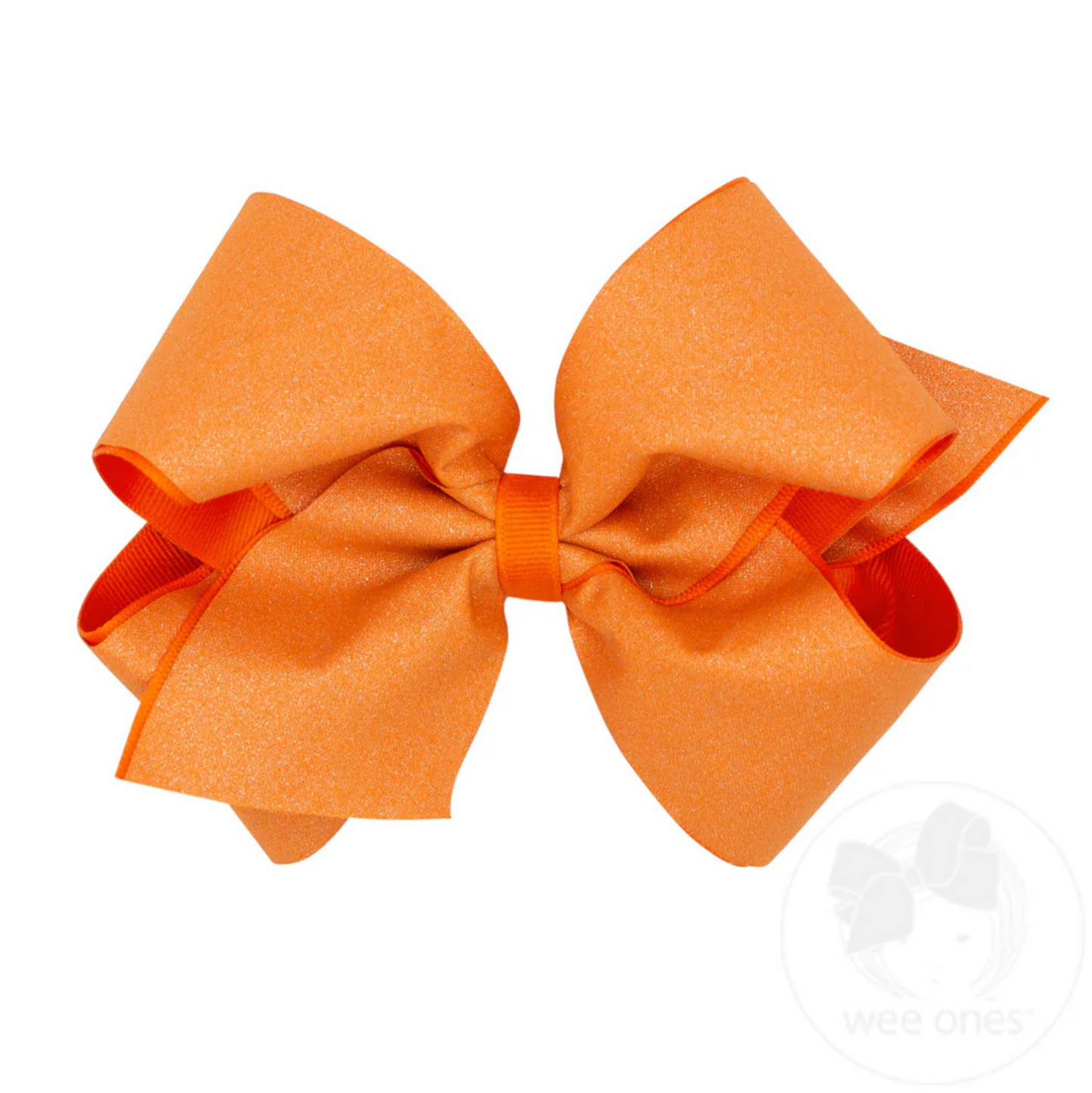 Wee Ones King Shimmer Overlay Bow