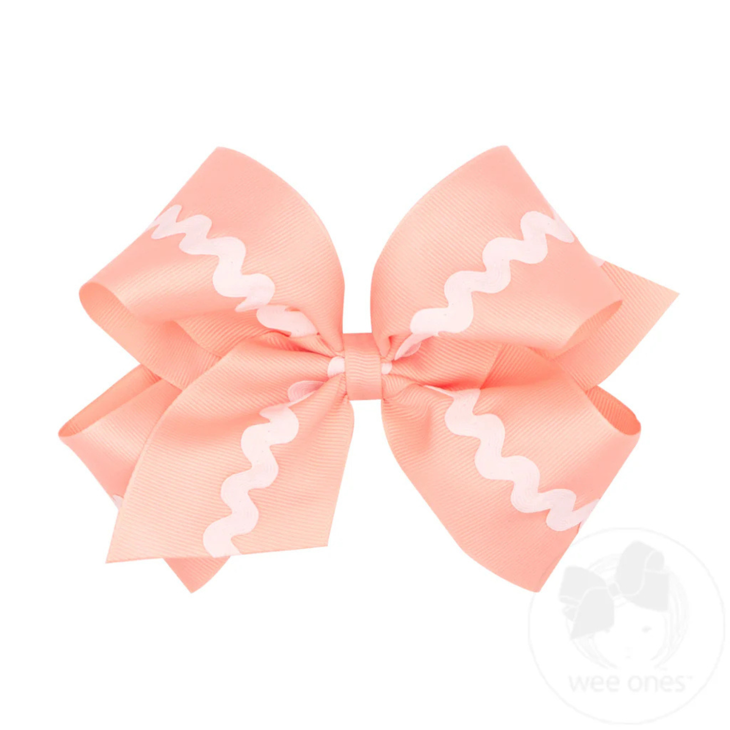 Wee Ones RicRac Lined Bow - King