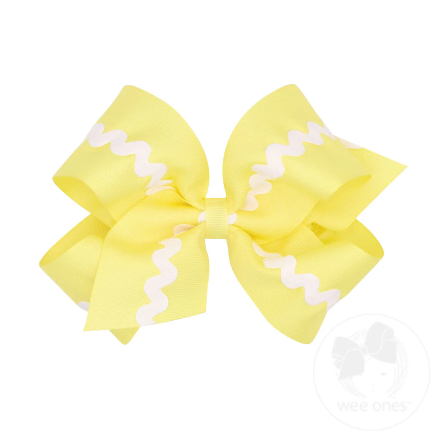 Wee Ones RicRac Lined Bow - King