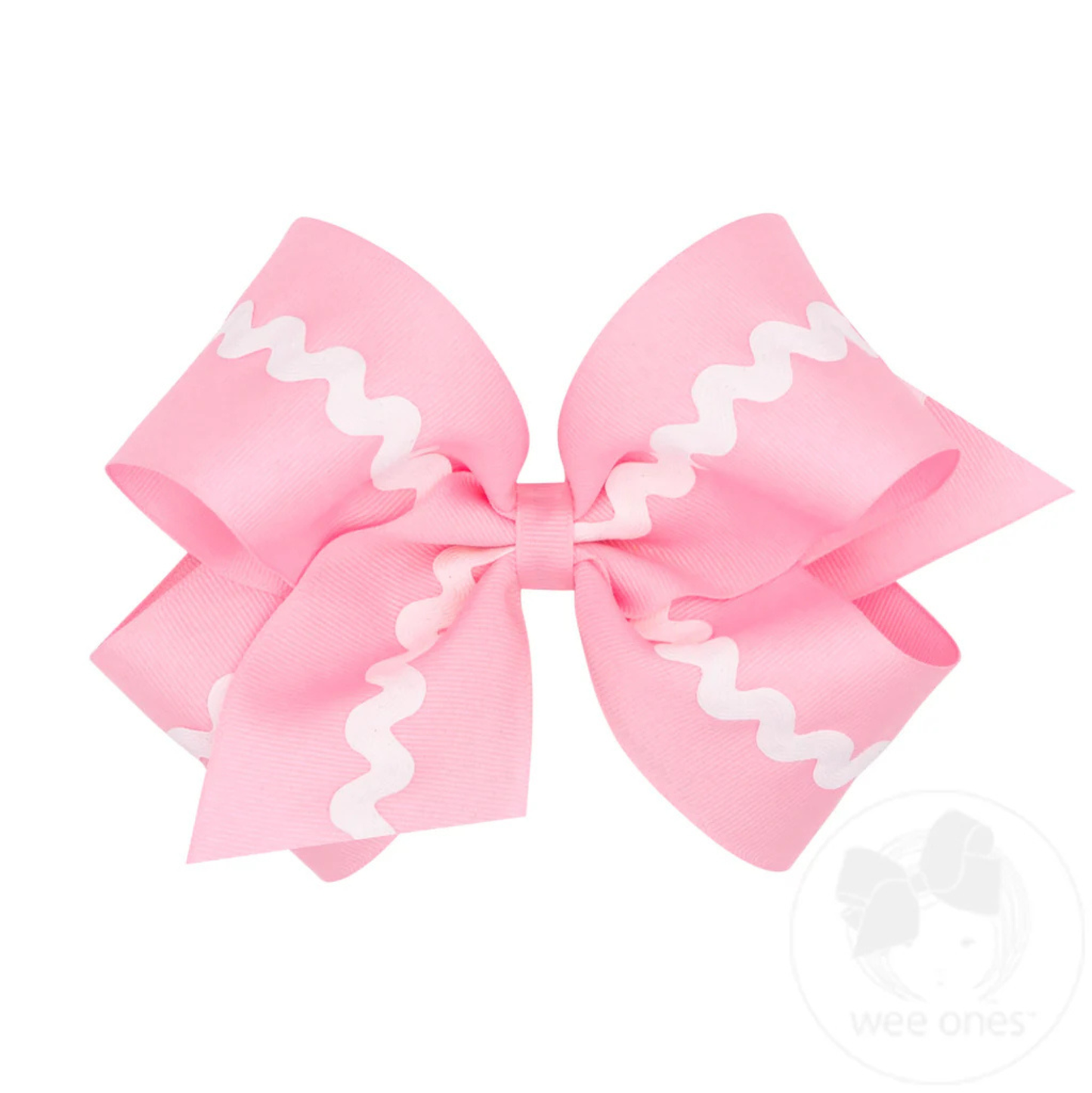 Wee Ones RicRac Lined Bow - King