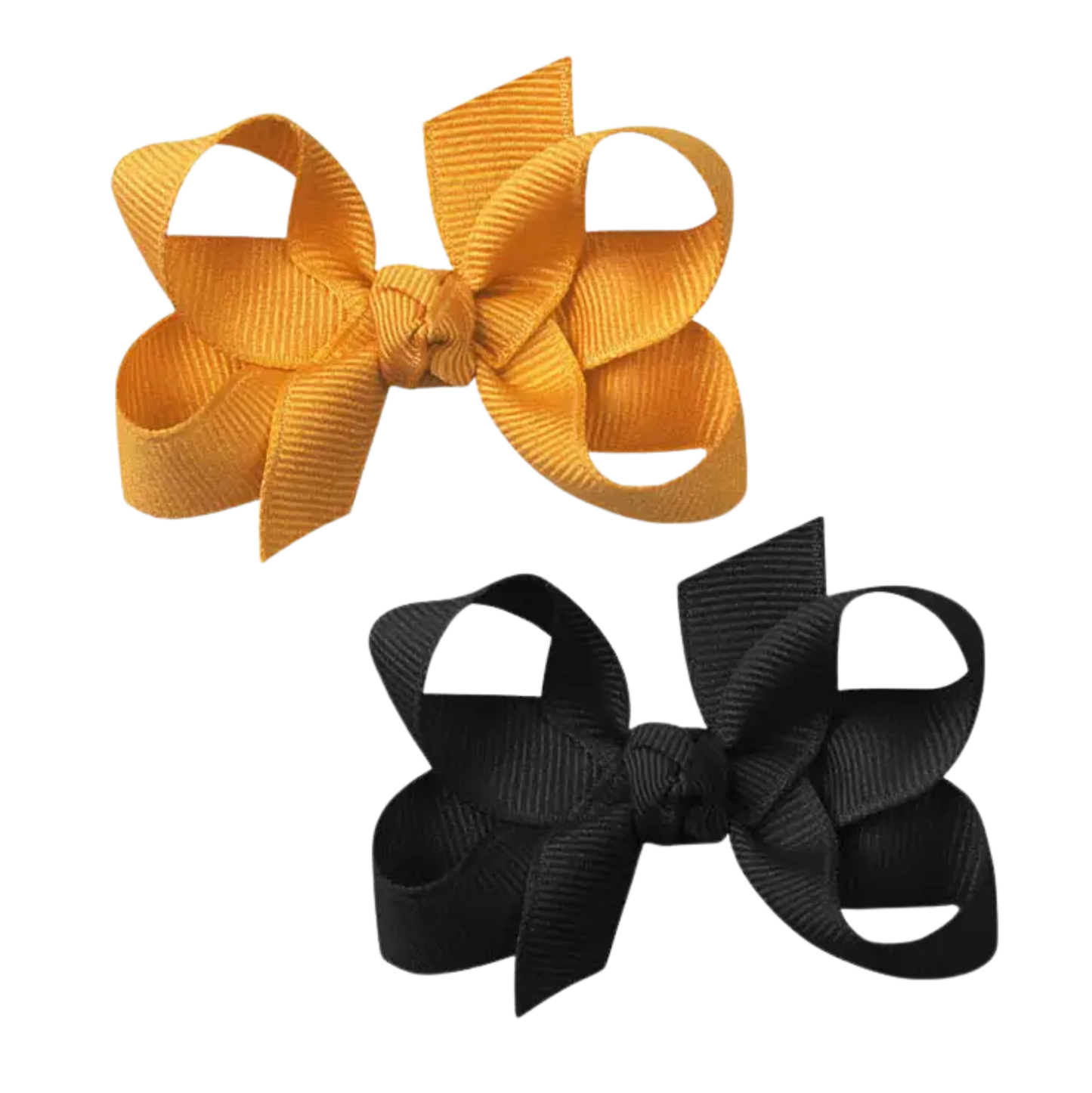 Beyond Creations Small Pigtail Grosgrain Bows