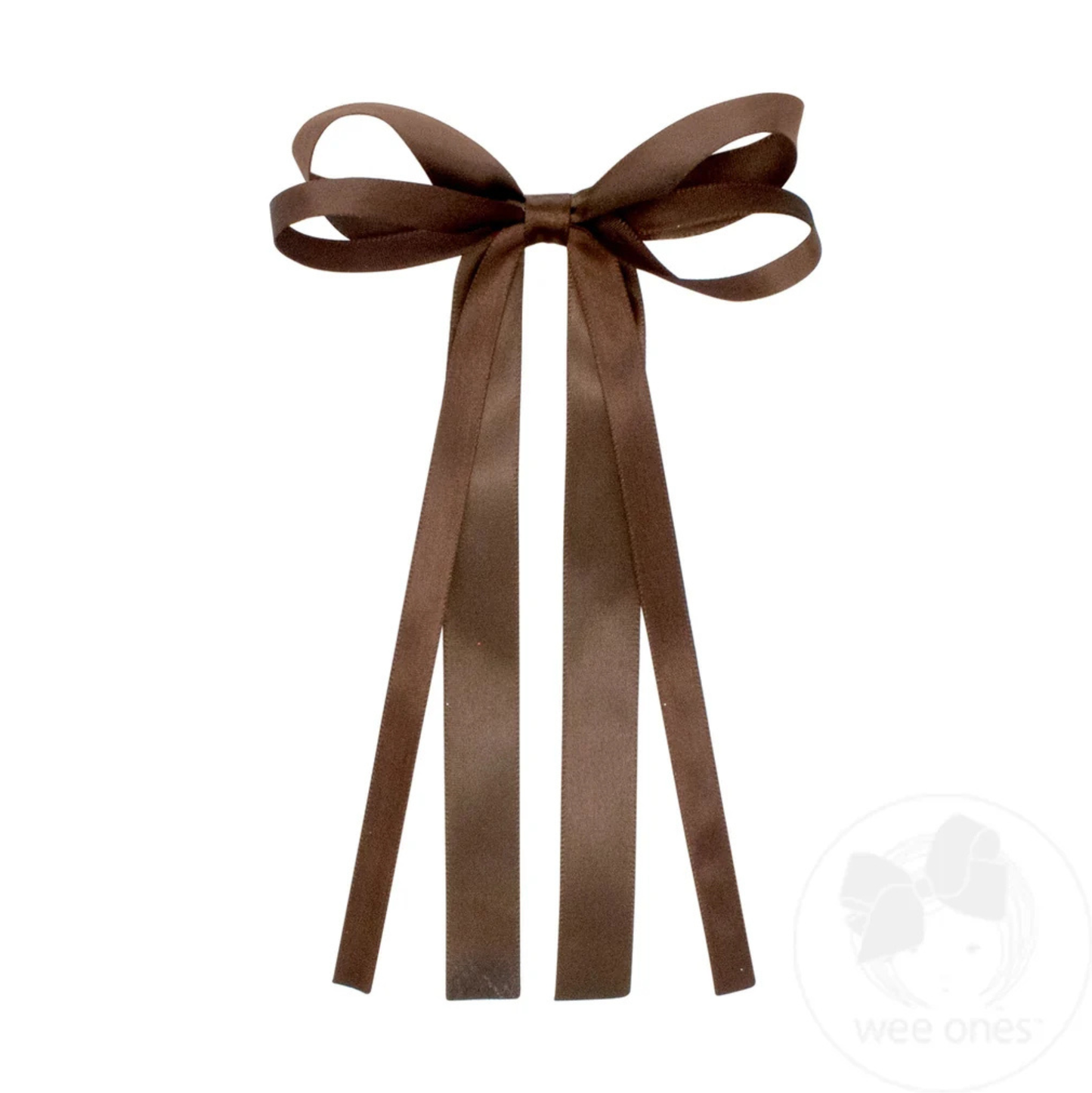 Wee Ones Mini Double Satin Streamer Bow