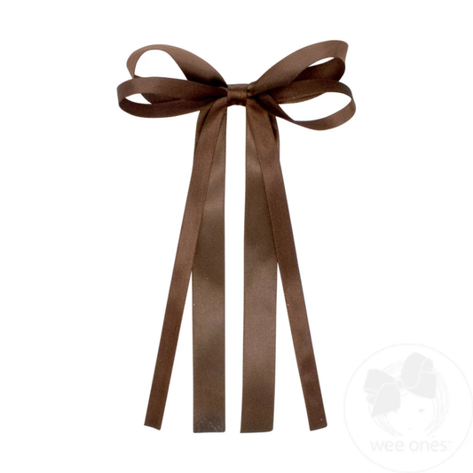 Wee Ones Mini Double Satin Streamer Bow