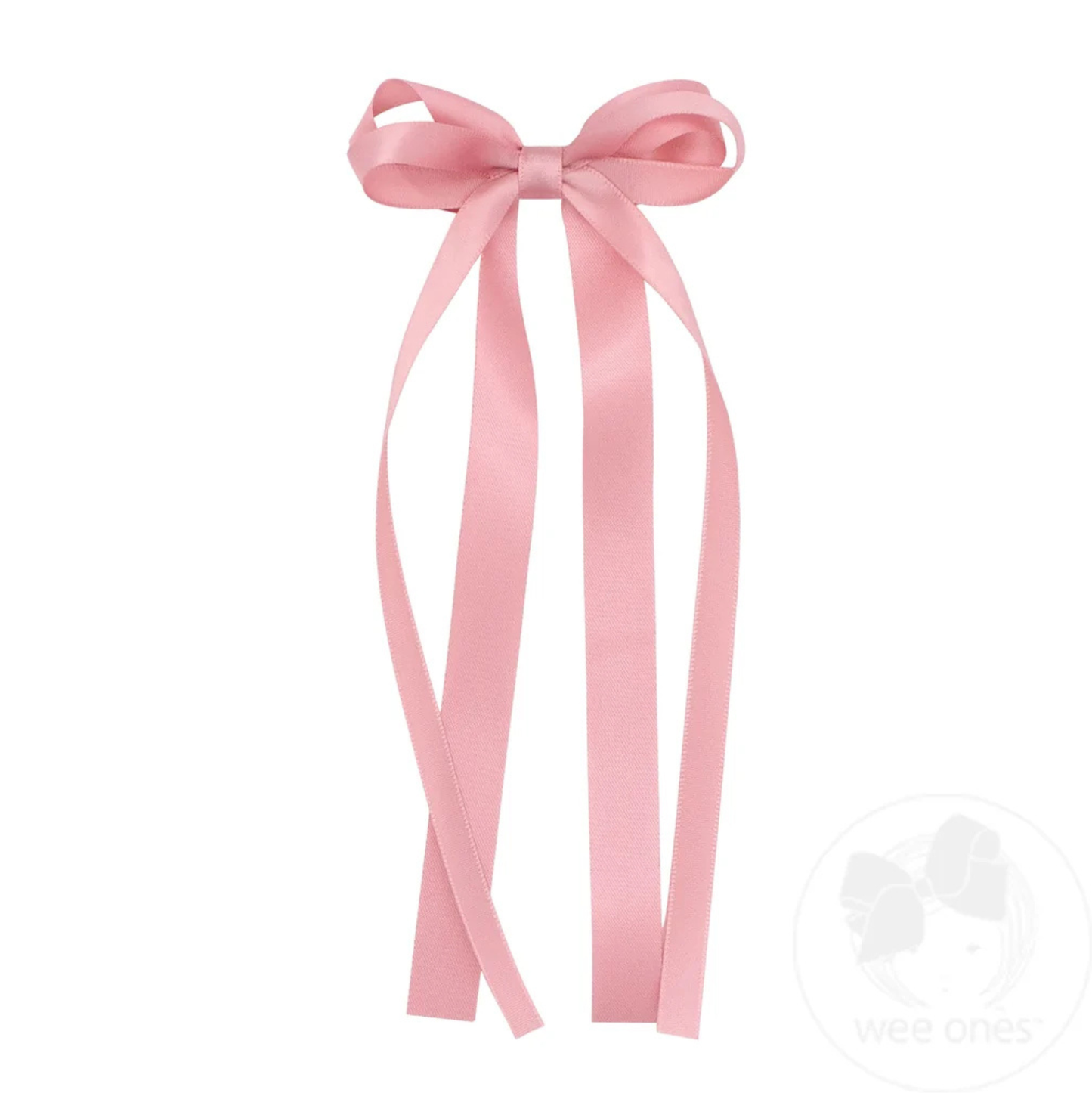 Wee Ones Mini Double Satin Streamer Bow