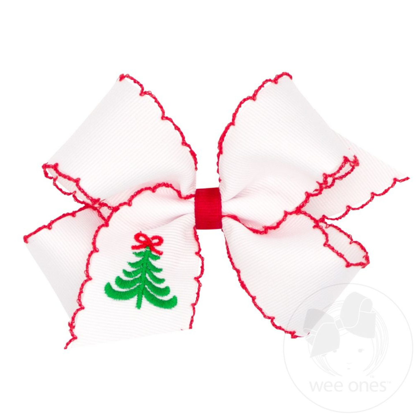 Wee Ones Tree Emb. Moonstitch Bow