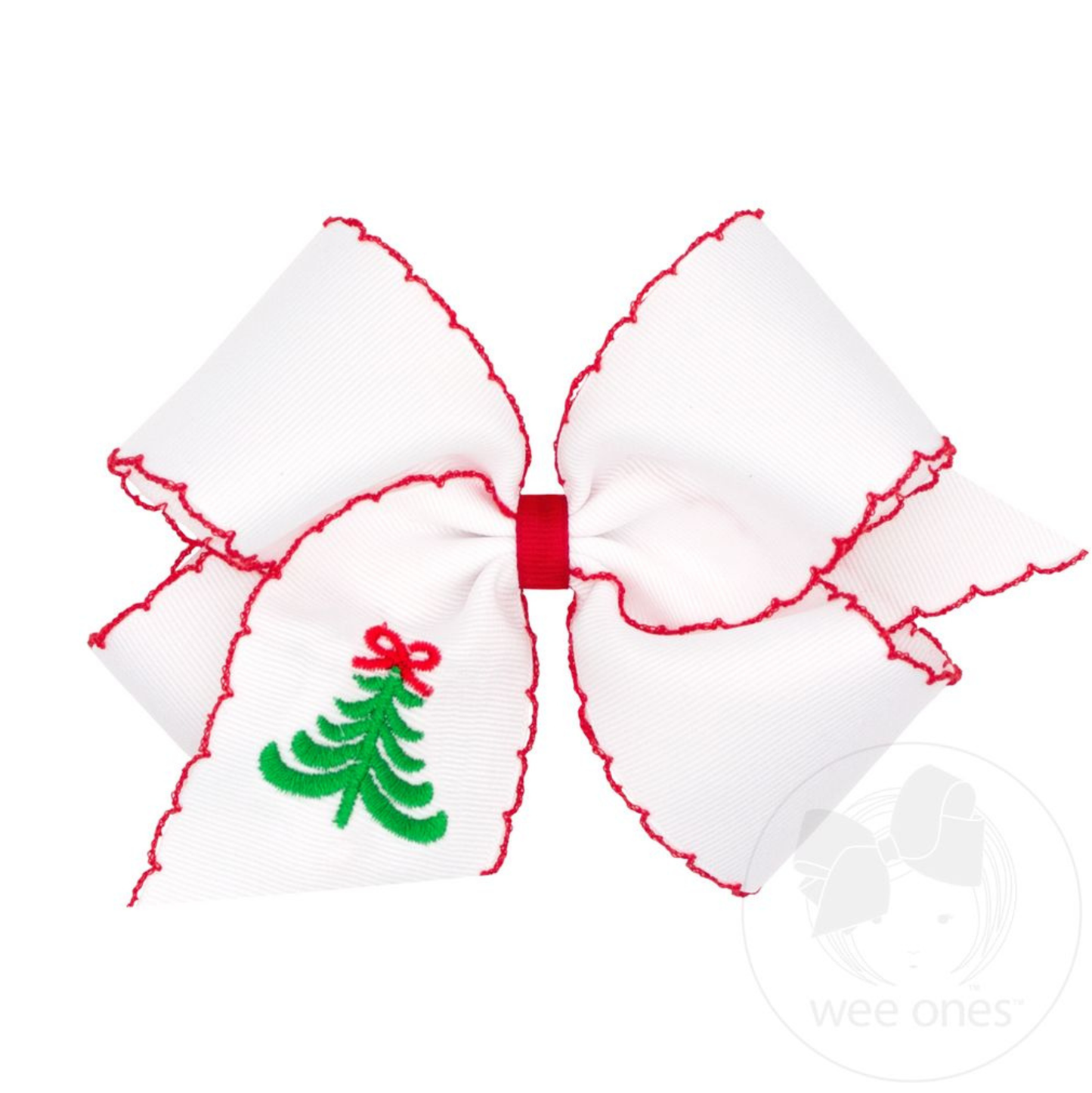Wee Ones Tree Emb. Moonstitch Bow