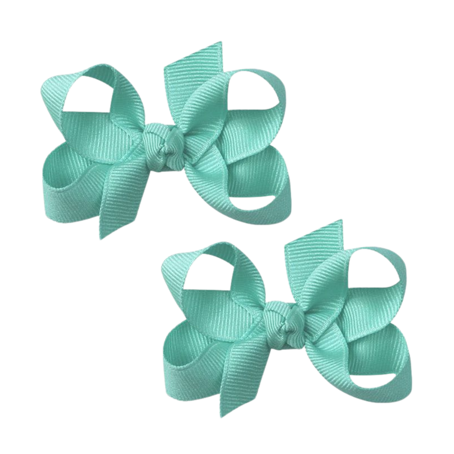 Beyond Creations Small Pigtail Grosgrain Bows