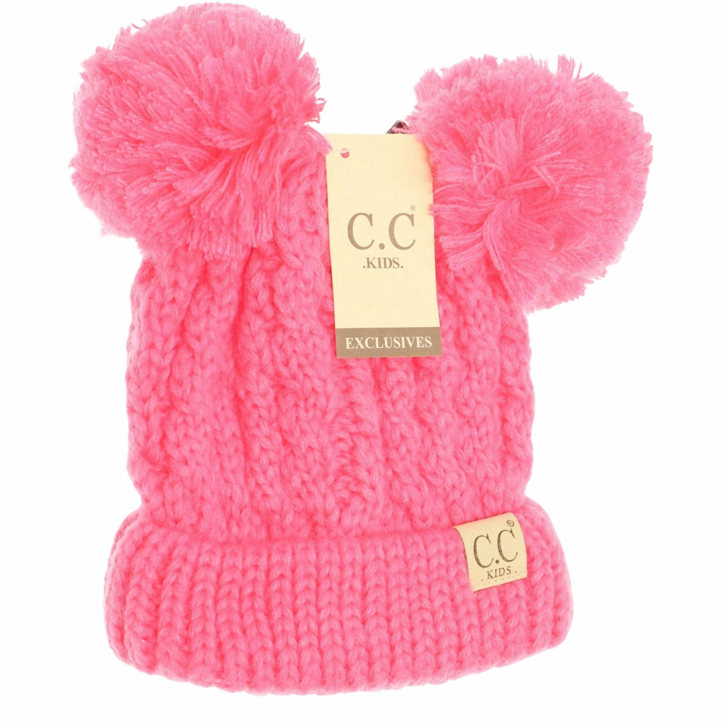 C.C. Beanie Kids Double Pom