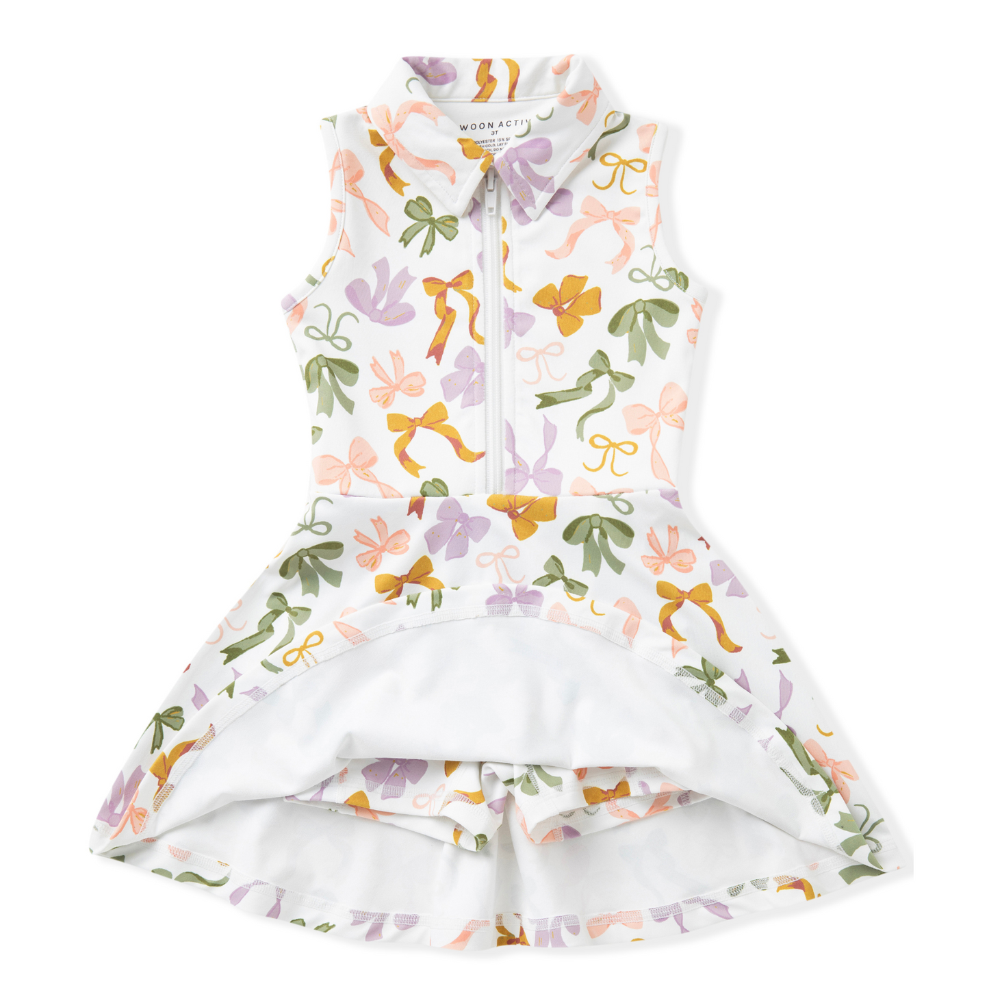 Swoon Active Bow Collar Tennis Dress