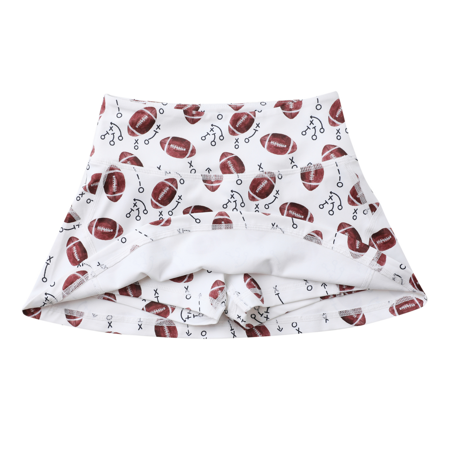 Swoon Active White Football Tennis Skirt