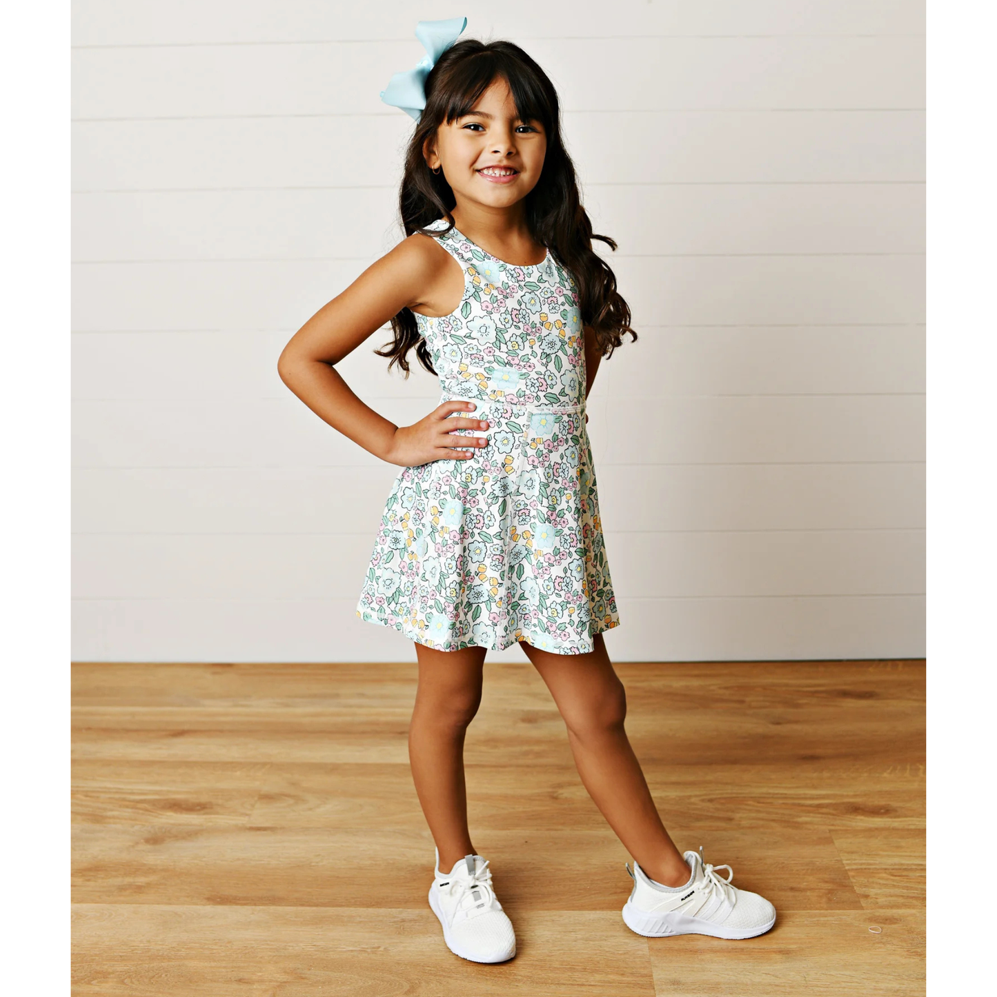 Swoon Active Aqua Bloom Dress