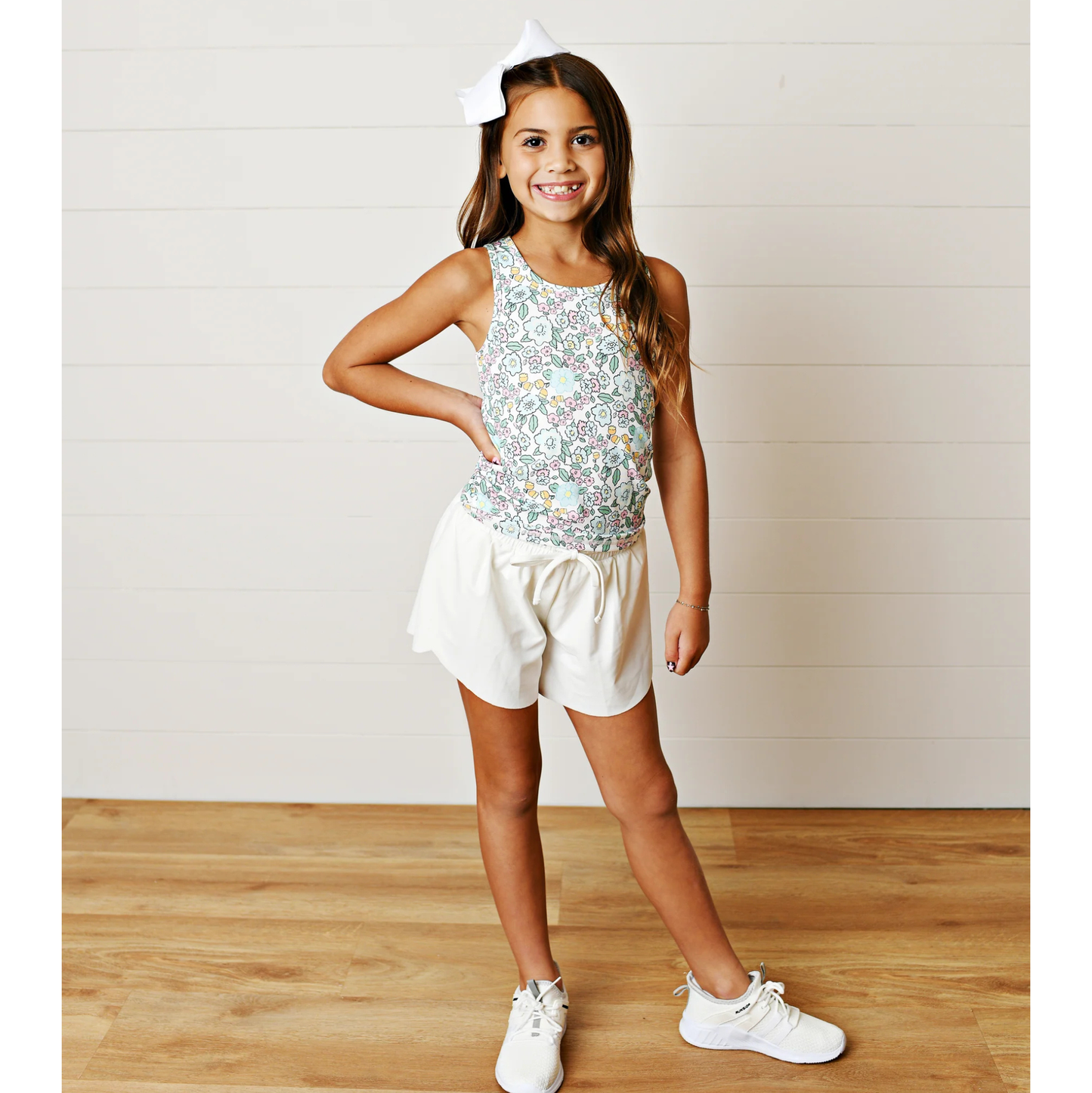 Swoon Active White Butterfly Shortie