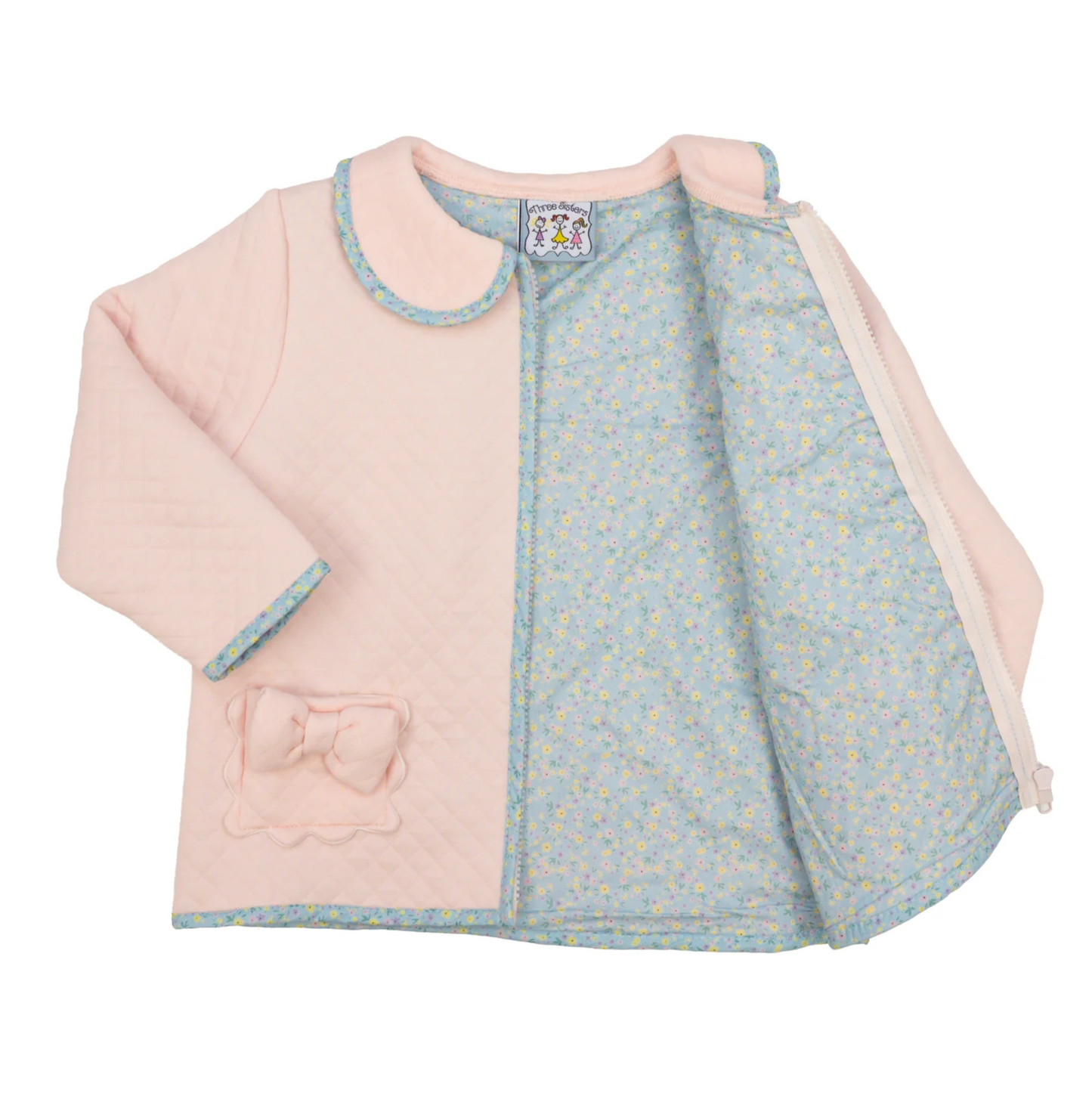 Three Sisters Lydia Pink Floral Jacket