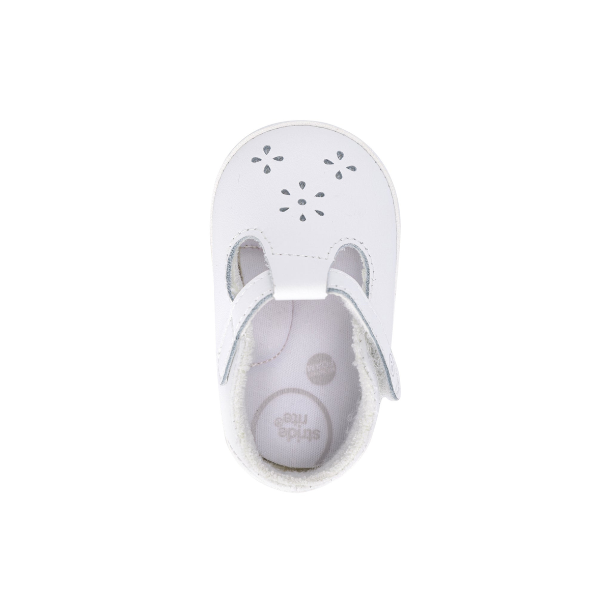 Stride Rite White Pre Walker - Ella