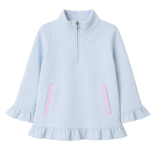 Millie Jay Norah Quarter Zip Pullover - Blue