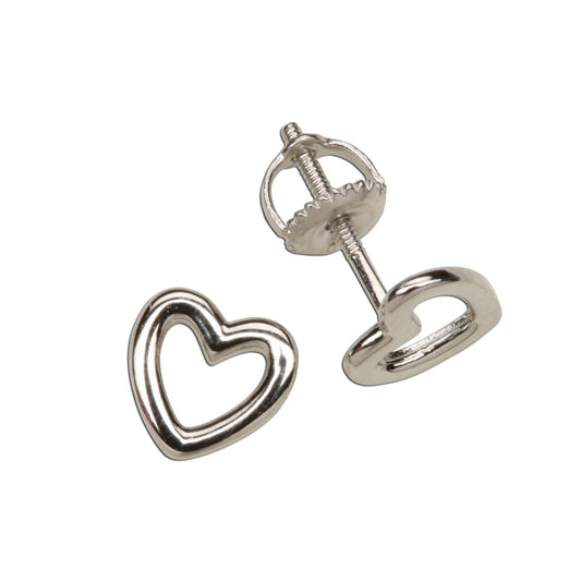 Cherished Moments Hollow Heart Earring