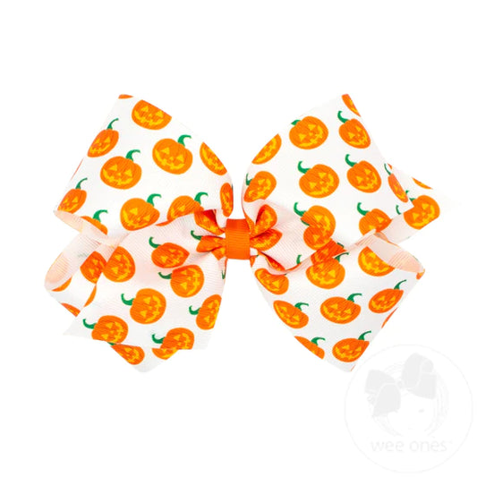 Wee Ones Fall Print Bows