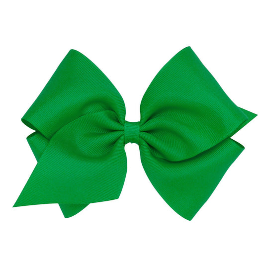 Wee Ones Grosgrain Bow Green