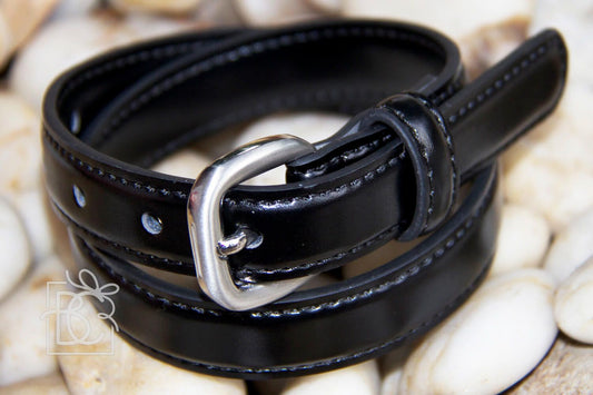 Solid Leather Belt Black