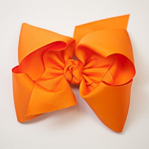 Beyond Creation Grosgrain Bow Orange