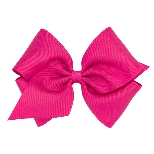 Wee Ones Grosgrain Bow Shocking Pink