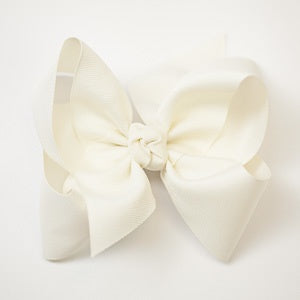 Beyond Creation Grosgrain Bow Antique White