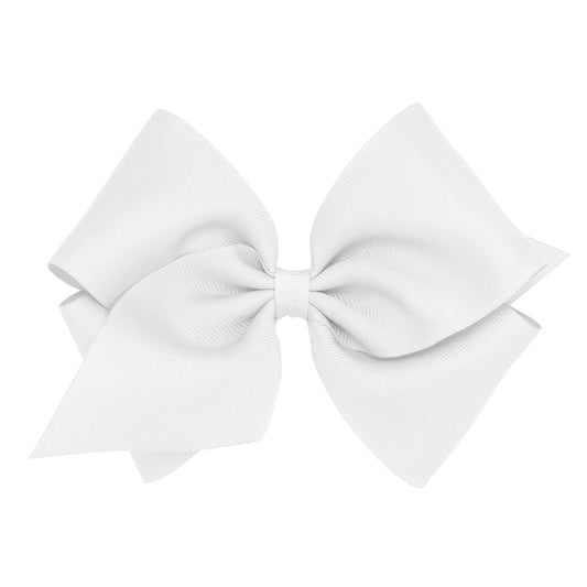 Wee Ones Grosgrain Bow White