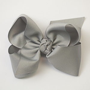 Beyond Creation Grosgrain Bow Gray