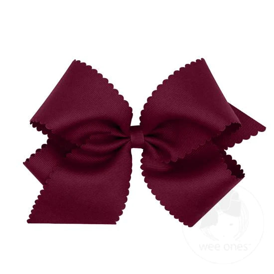 Wee Ones Scallop Bows - King