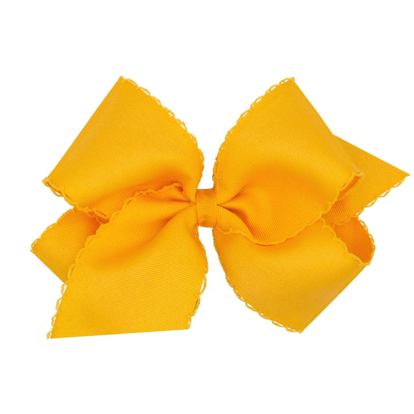 Wee Ones King Moonstitch Grosgrain Bow