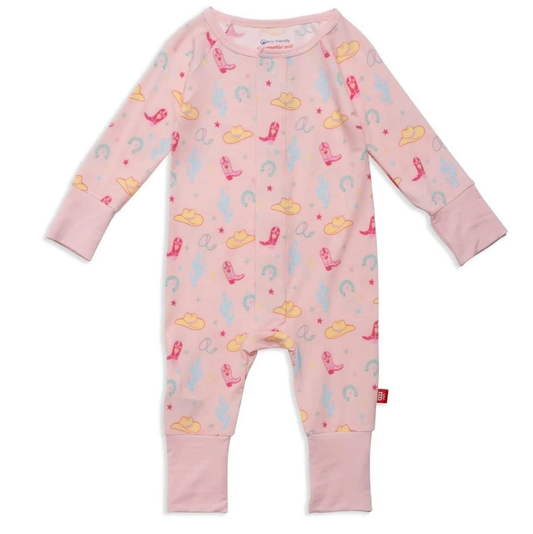 Magnetic Me Not My First Rodeo Pink Convertible Coverall