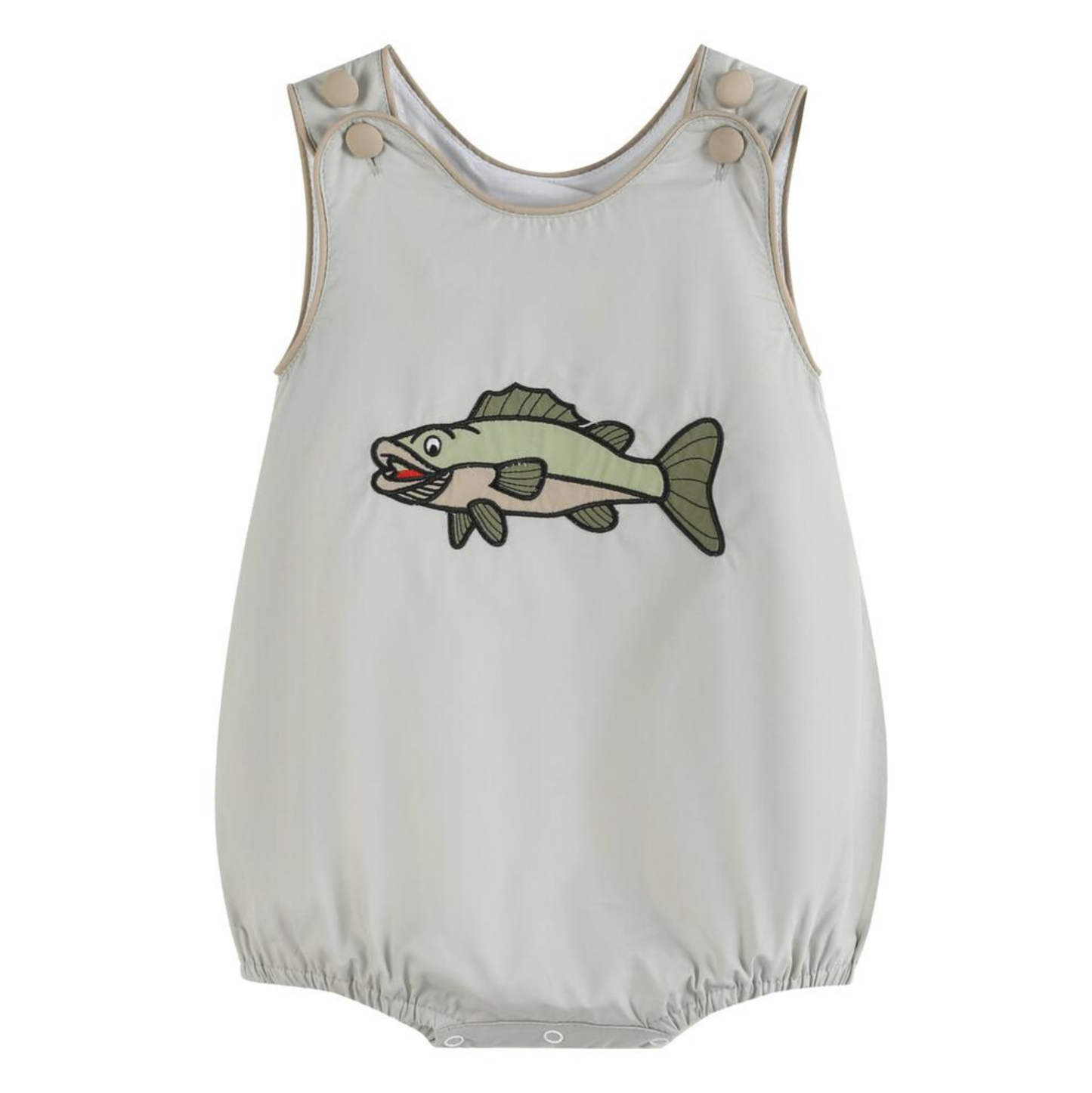 Lil Cactus Khaki Green Fish Bubble