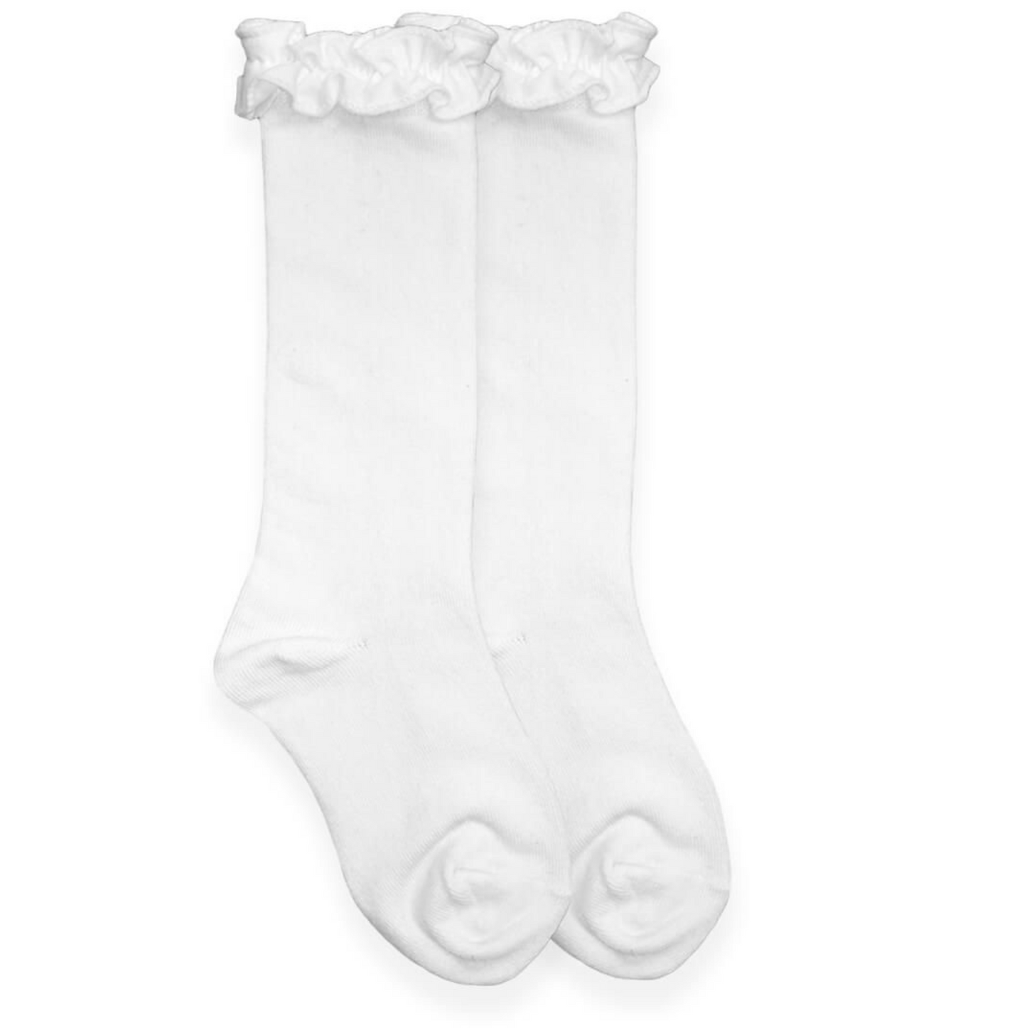 Jefferies Ruffle Knee High Sock