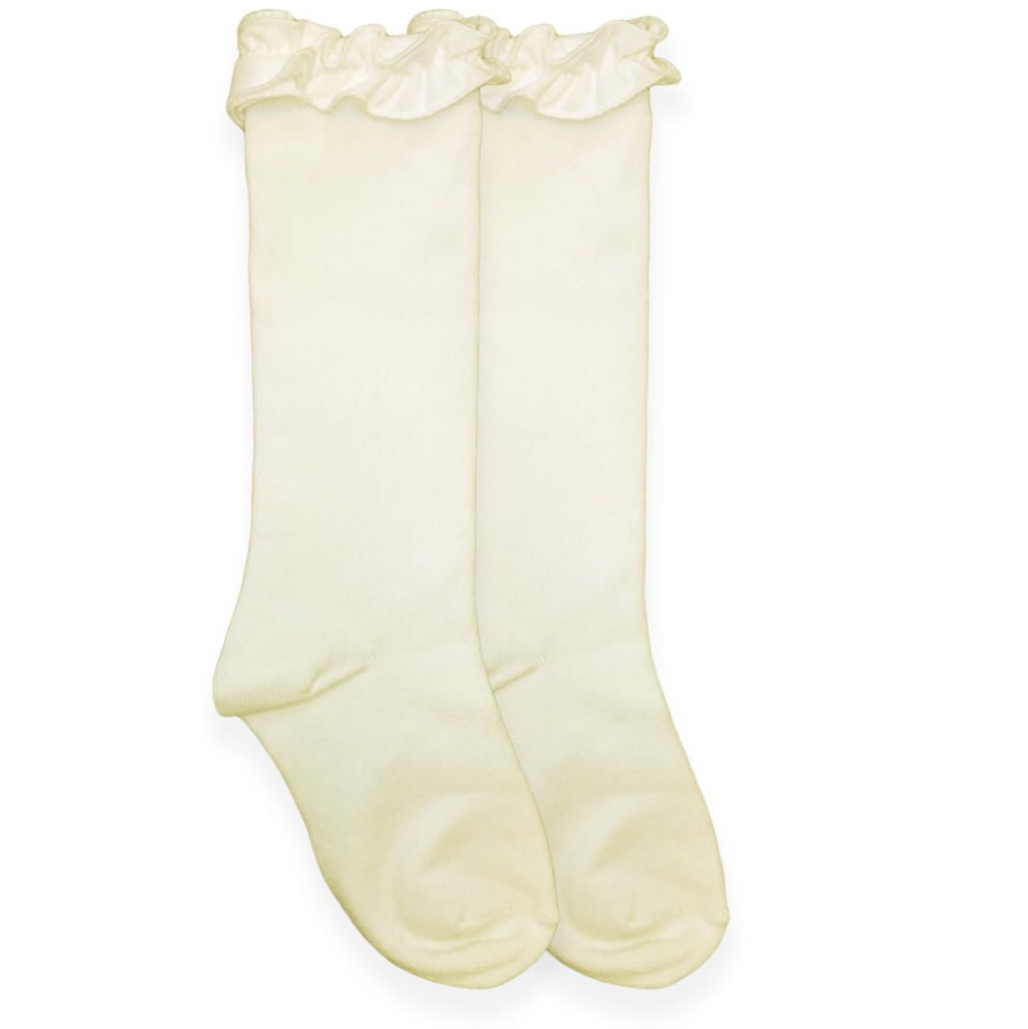 Jefferies Ruffle Knee High Sock